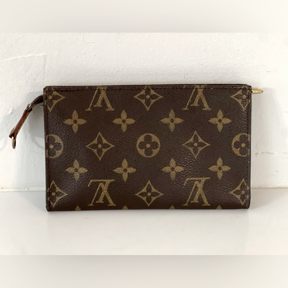 🤎 LV Accessory POUCH (from Monogram Bucket PM) - Picture 1 of 14